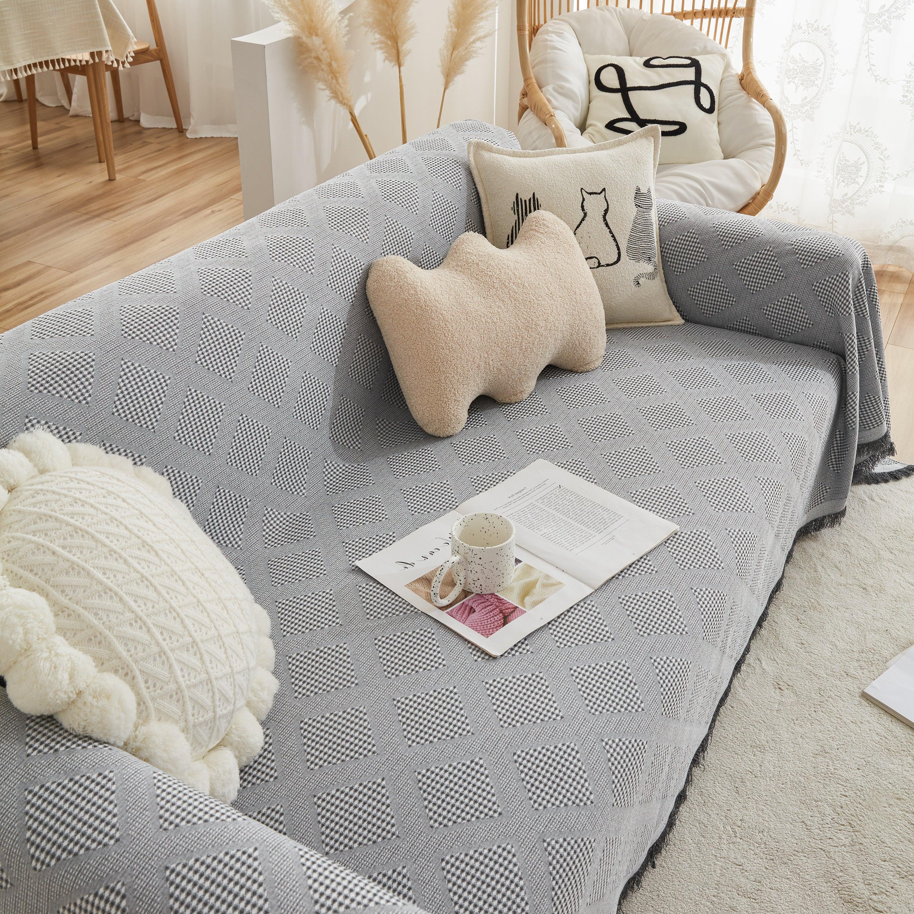 High-Quality Polyester Fabric Sofa Throw, Couch Cover Blanket Throw, Couch Protector for Pets - TaroTextile