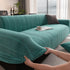 High Stretch Chevron Sofa Cover, Soft Washable Textured Jacquard Slipcover for Couch - TaroTextile