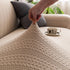 High Stretch Wheat Ear Embossed Textured Couch Slipcover, Water Repellent Sofa Cover - TaroTextile
