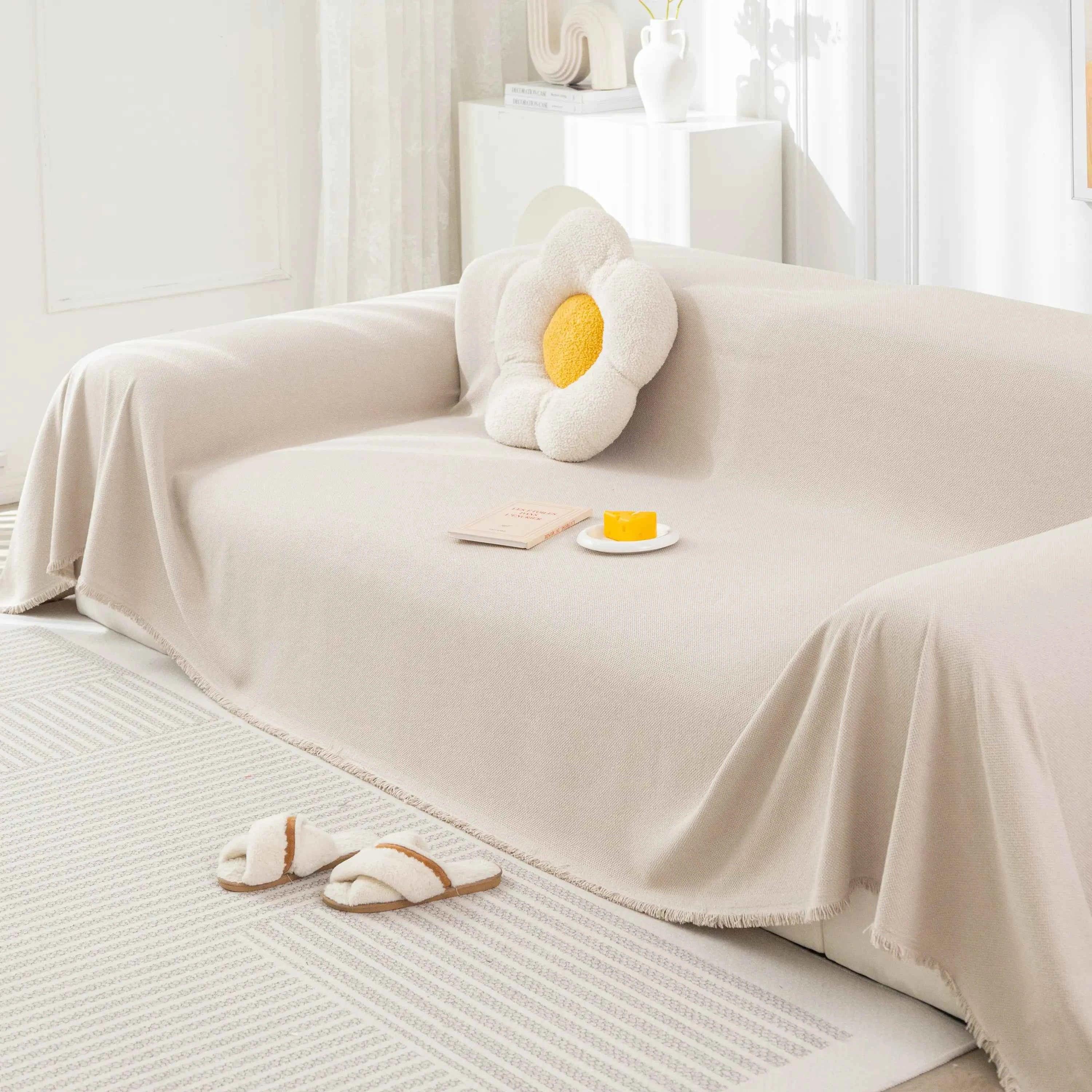 High-Tech Fabric Waterproof Pet Furniture Covers for Sectionals, Waterproof Dustproof Blanket for Couch - TaroTextile