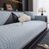 Houndstooth Ice Silk Breathable Sofa Cover, Modern Non-Slip Summer Couch Protector - TaroTextile