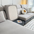 Vedic Chant Jacquard Fleece Fabric Stretch Cushion Cover, Non-Slip Furniture Protector for Kids, Chaise Lounge Cushion Covers