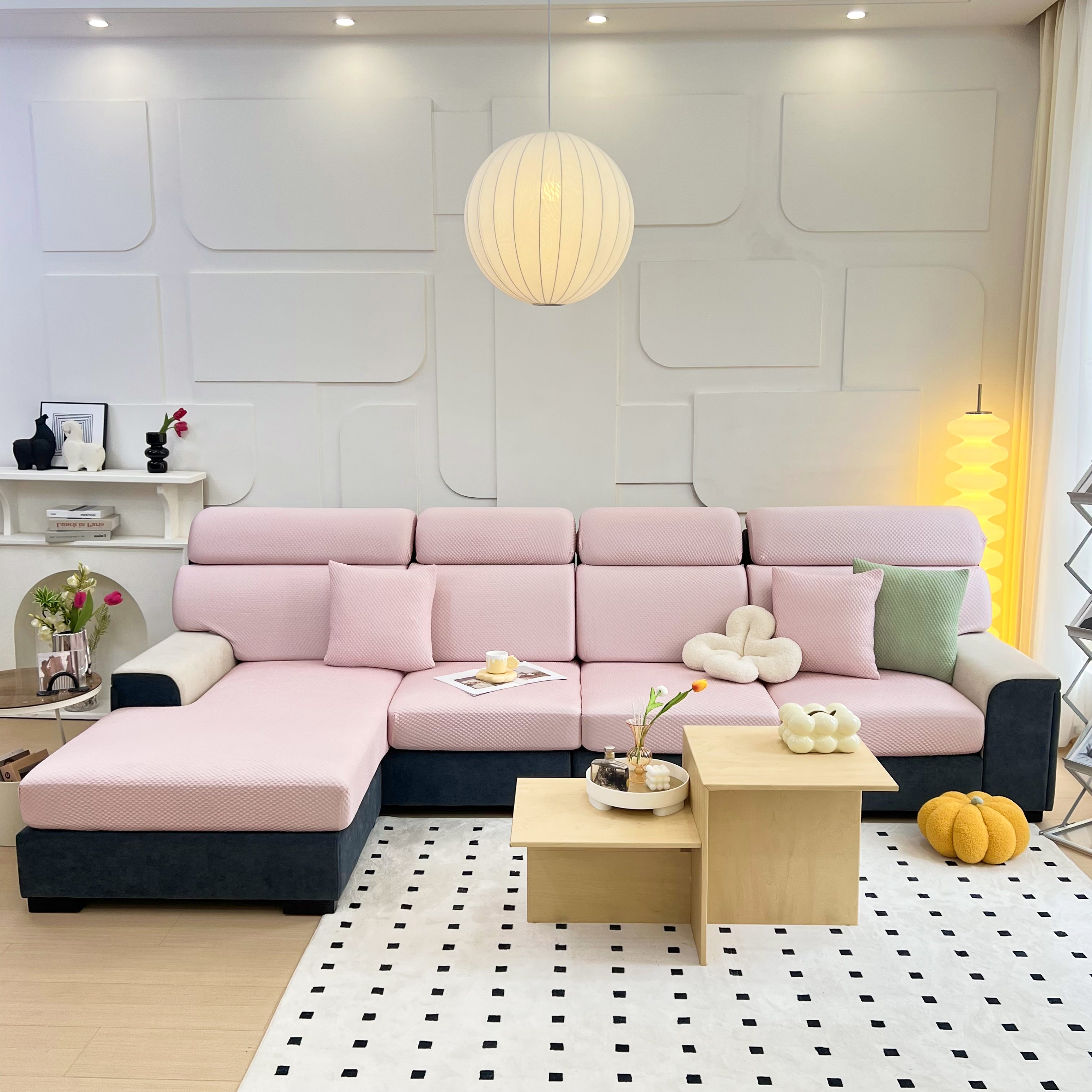 Cooling Stretch Sofa Seat Cushion Covers, Slip Covers for Cushions, Universal Couch Cushion Protector