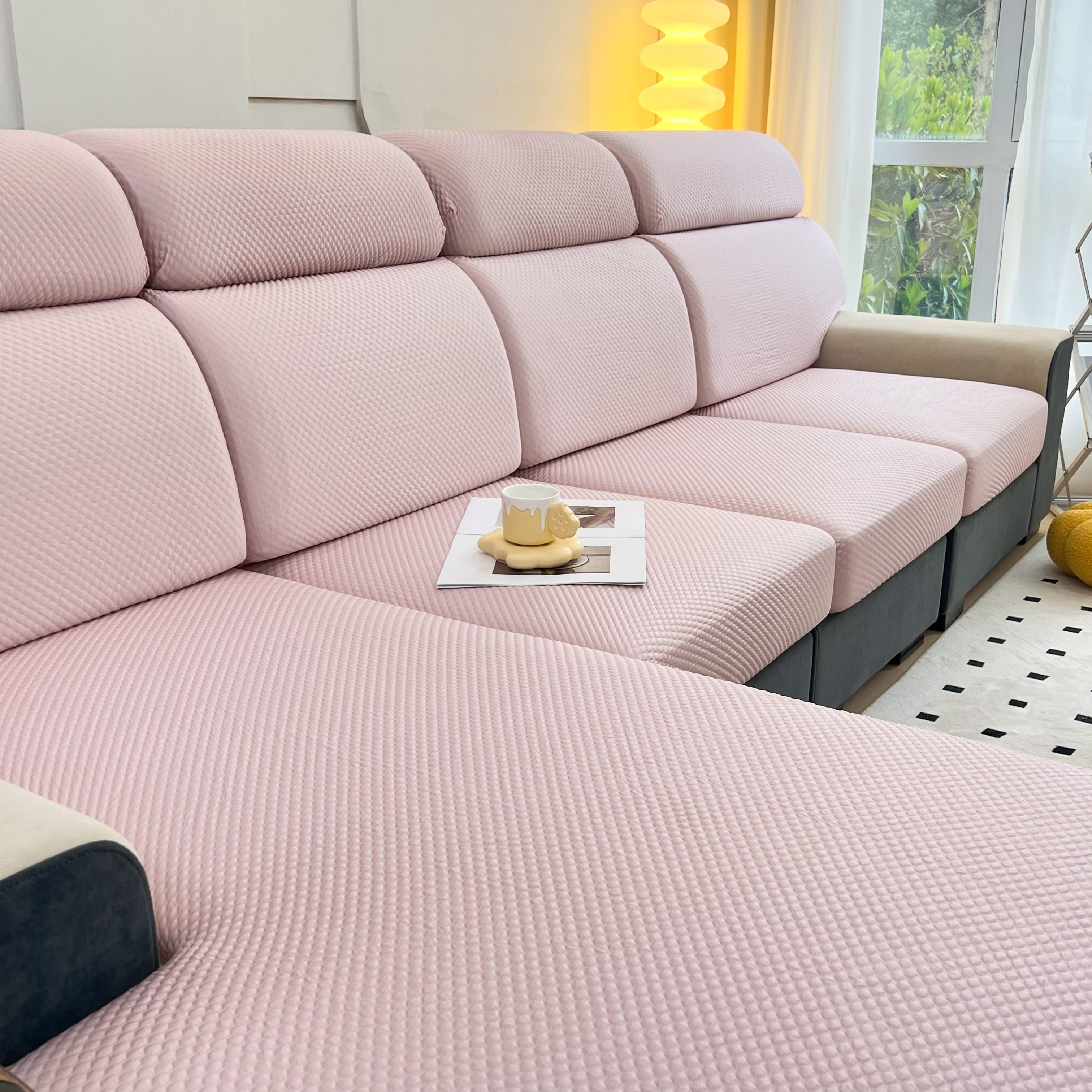 Cooling Stretch Sofa Seat Cushion Covers, Slip Covers for Cushions, Universal Couch Cushion Protector