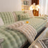 Thick Sofa Cushion Solid Color Faux Fur Fluffy Sofa Cushion Non-Slip Couch Covers