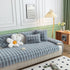 Thick Sofa Cushion Solid Color Faux Fur Fluffy Sofa Cushion Non-Slip Couch Covers