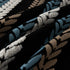 Cozy Decorative Throw Blanket for Couches, Boho Plush Woven Sofa Cover with Stripes