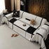 Modern Plaid Heavy Duty Sofa Throw Blanket, Boho Farmhouse Couch Cover with Tassel