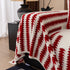 Jacquard Fleece Throw Blanket for Couch Plush Fuzzy Cozy Soft Blankets and Throws for Sofa - TaroTextile