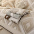 Jacquard Plush Warm Sofa Couch Cover Soft Fuzzy Couch Covers - TaroTextile