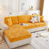 Starry Sky Jacquard Fleece Stretchable Non-Slip Cushion Covers Furniture Covers for L-Shaped Couch