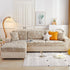 Starry Sky Jacquard Fleece Stretchable Non-Slip Cushion Covers Furniture Covers for L-Shaped Couch
