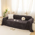 Jacquard Shu Cotton Velvet Throw Blanket - Ultra Soft High-Density Fleece Sofa Blanket Throw for Couch