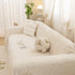 Jacquard Shu Cotton Velvet Throw Blanket - Ultra Soft High-Density Fleece Sofa Blanket Throw for Couch