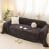 Jacquard Shu Cotton Velvet Throw Blanket - Ultra Soft High-Density Fleece Sofa Blanket Throw for Couch