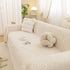 Jacquard Shu Cotton Velvet Throw Blanket - Ultra Soft High-Density Fleece Sofa Blanket Throw for Couch