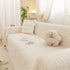 Jacquard Shu Cotton Velvet Throw Blanket - Ultra Soft High-Density Fleece Sofa Blanket Throw for Couch