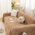 Jacquard Shu Cotton Velvet Throw Blanket - Ultra Soft High-Density Fleece Sofa Blanket Throw for Couch