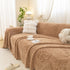 Jacquard Shu Cotton Velvet Throw Blanket - Ultra Soft High-Density Fleece Sofa Blanket Throw for Couch