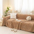 Jacquard Shu Cotton Velvet Throw Blanket - Ultra Soft High-Density Fleece Sofa Blanket Throw for Couch