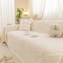 Jacquard Shu Cotton Velvet Throw Blanket - Ultra Soft High-Density Fleece Sofa Blanket Throw for Couch