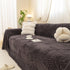 Jacquard Shu Cotton Velvet Throw Blanket - Ultra Soft High-Density Fleece Sofa Blanket Throw for Couch