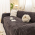 Jacquard Shu Cotton Velvet Throw Blanket - Ultra Soft High-Density Fleece Sofa Blanket Throw for Couch
