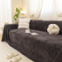 Jacquard Shu Cotton Velvet Throw Blanket - Ultra Soft High-Density Fleece Sofa Blanket Throw for Couch