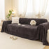Jacquard Shu Cotton Velvet Throw Blanket - Ultra Soft High-Density Fleece Sofa Blanket Throw for Couch