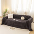 Jacquard Shu Cotton Velvet Throw Blanket - Ultra Soft High-Density Fleece Sofa Blanket Throw for Couch