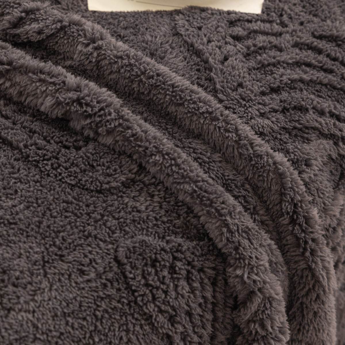 Jacquard Shu Cotton Velvet Throw Blanket - Ultra Soft High-Density Fleece Sofa Blanket Throw for Couch