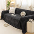 Jacquard Shu Cotton Velvet Throw Blanket - Ultra Soft High-Density Fleece Sofa Blanket Throw for Couch