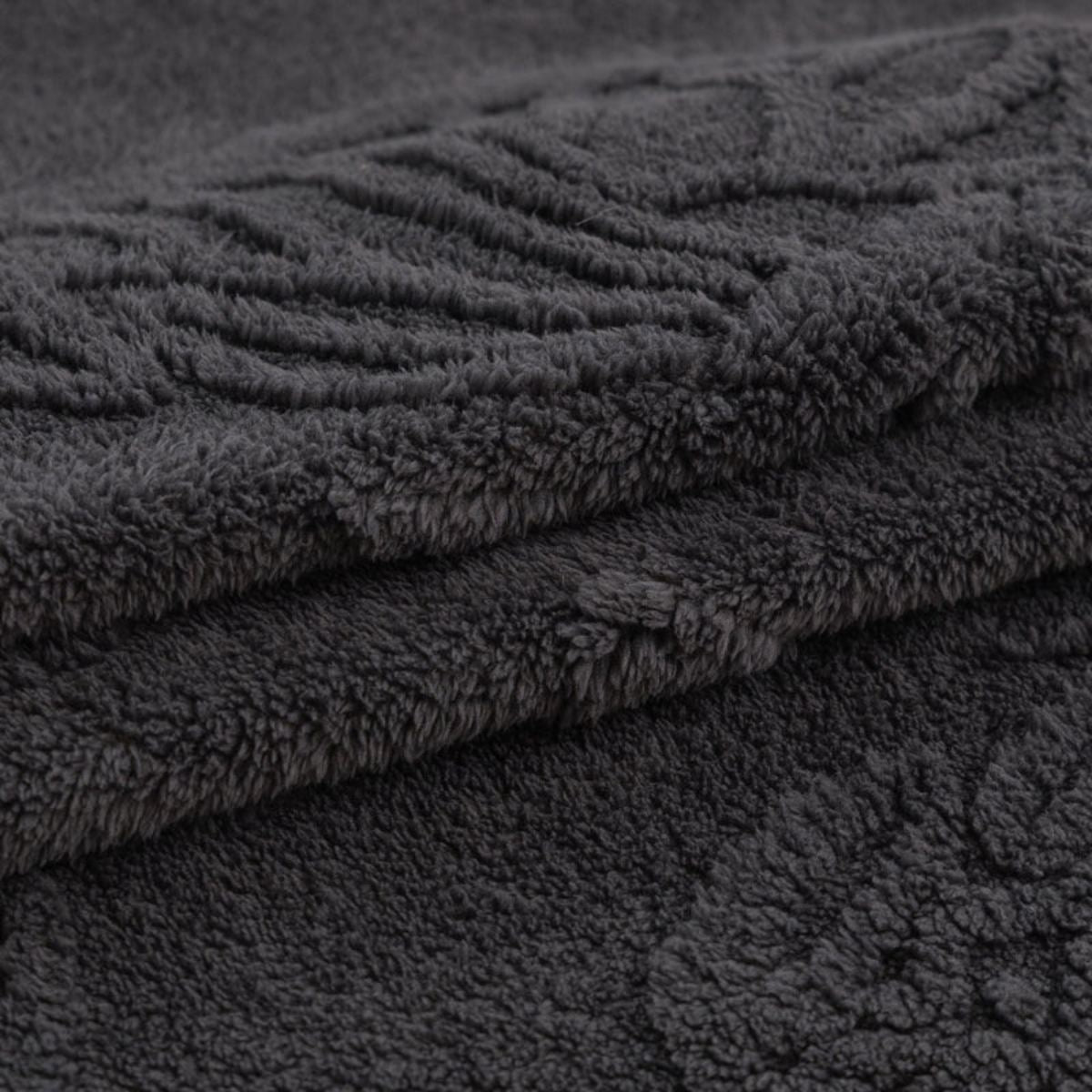 Jacquard Shu Cotton Velvet Throw Blanket - Ultra Soft High-Density Fleece Sofa Blanket Throw for Couch