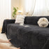 Jacquard Shu Cotton Velvet Throw Blanket - Ultra Soft High-Density Fleece Sofa Blanket Throw for Couch