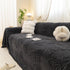 Jacquard Shu Cotton Velvet Throw Blanket - Ultra Soft High-Density Fleece Sofa Blanket Throw for Couch