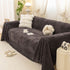 Jacquard Shu Cotton Velvet Throw Blanket - Ultra Soft High-Density Fleece Sofa Blanket Throw for Couch