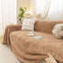 Jacquard Shu Cotton Velvet Throw Blanket - Ultra Soft High-Density Fleece Sofa Blanket Throw for Couch