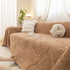 Jacquard Shu Cotton Velvet Throw Blanket - Ultra Soft High-Density Fleece Sofa Blanket Throw for Couch
