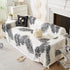 Leaf Printed Slipcover Sofa Covers, Universal Couch Throw Cover, Pets Furniture Protector for Home Decor - TaroTextile
