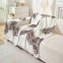 Leaf Printed Slipcover Sofa Covers, Universal Couch Throw Cover, Pets Furniture Protector for Home Decor - TaroTextile