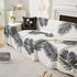Leaf Printed Slipcover Sofa Covers, Universal Couch Throw Cover, Pets Furniture Protector for Home Decor - TaroTextile