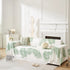 Leaf Printed Slipcover Sofa Covers, Universal Couch Throw Cover, Pets Furniture Protector for Home Decor - TaroTextile