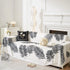 Leaf Printed Slipcover Sofa Covers, Universal Couch Throw Cover, Pets Furniture Protector for Home Decor - TaroTextile