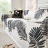 Leaf Printed Slipcover Sofa Covers, Universal Couch Throw Cover, Pets Furniture Protector for Home Decor - TaroTextile