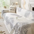 Leaf Printed Slipcover Sofa Covers, Universal Couch Throw Cover, Pets Furniture Protector for Home Decor - TaroTextile