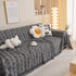 Leaf Universal Furniture Protector Chenille Couch Cover, Large Couch Cover Blanket for Couch Sofa - TaroTextile