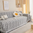 Leaf Universal Furniture Protector Chenille Couch Cover, Large Couch Cover Blanket for Couch Sofa - TaroTextile