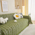 Leaf Universal Furniture Protector Chenille Couch Cover, Large Couch Cover Blanket for Couch Sofa - TaroTextile