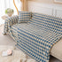 Luxury Plush Universal Couch Cover Blanket, Washable Couch Protector Houndstooth Sofa Covers - TaroTextile