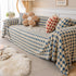 Luxury Plush Universal Couch Cover Blanket, Washable Couch Protector Houndstooth Sofa Covers - TaroTextile